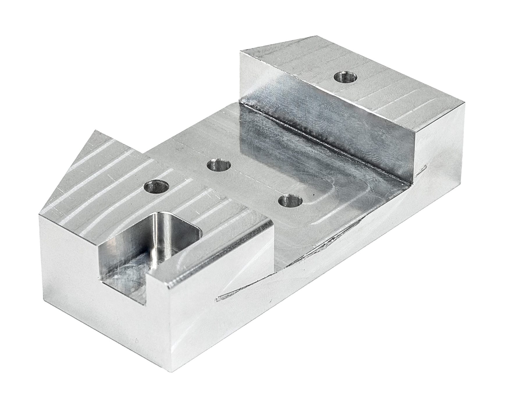 The transition from a sharp edge to a fillet will not be achieved perfectly; some material will be left after machining